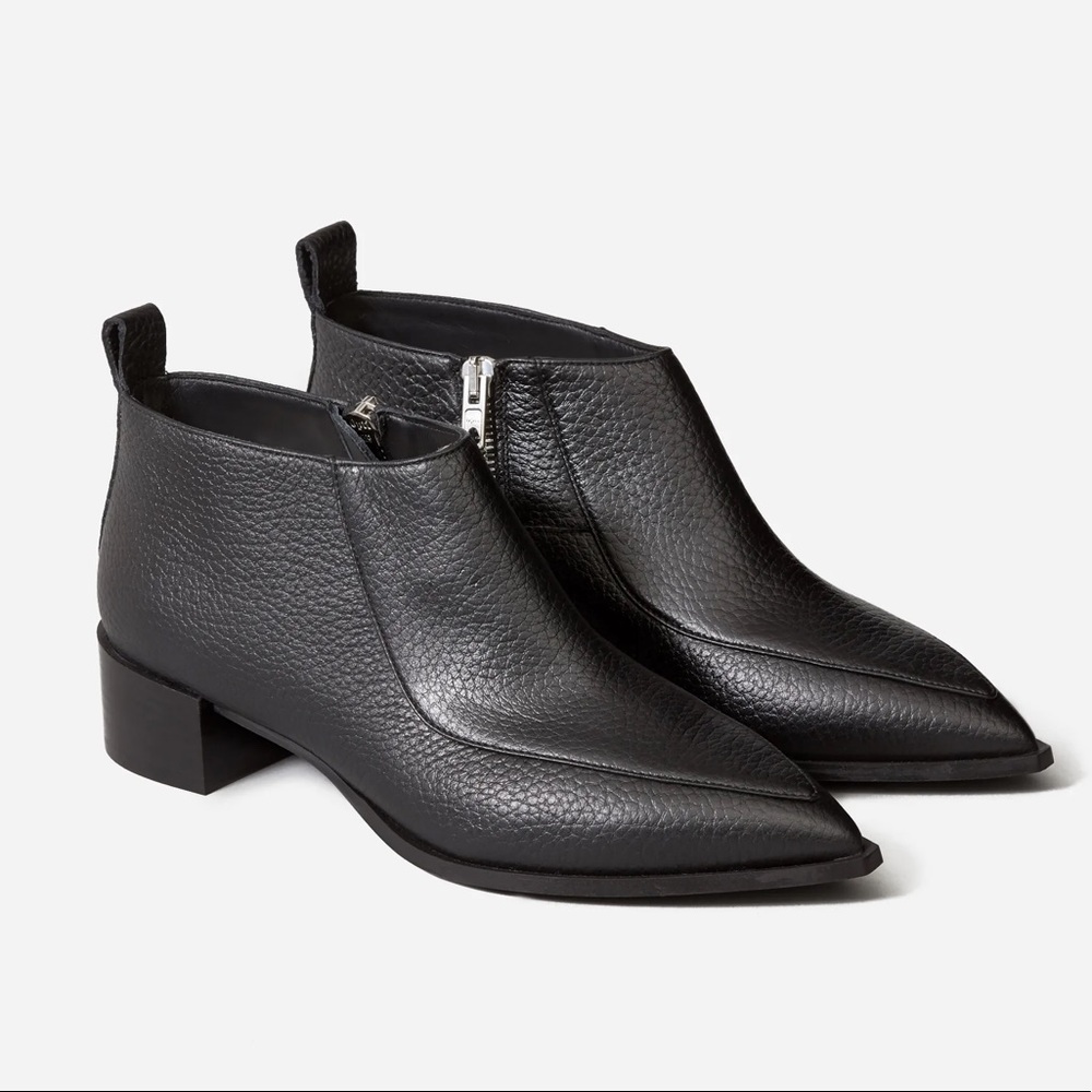NIB• Everlane The Boss Bootie, blk, 9(8.5)